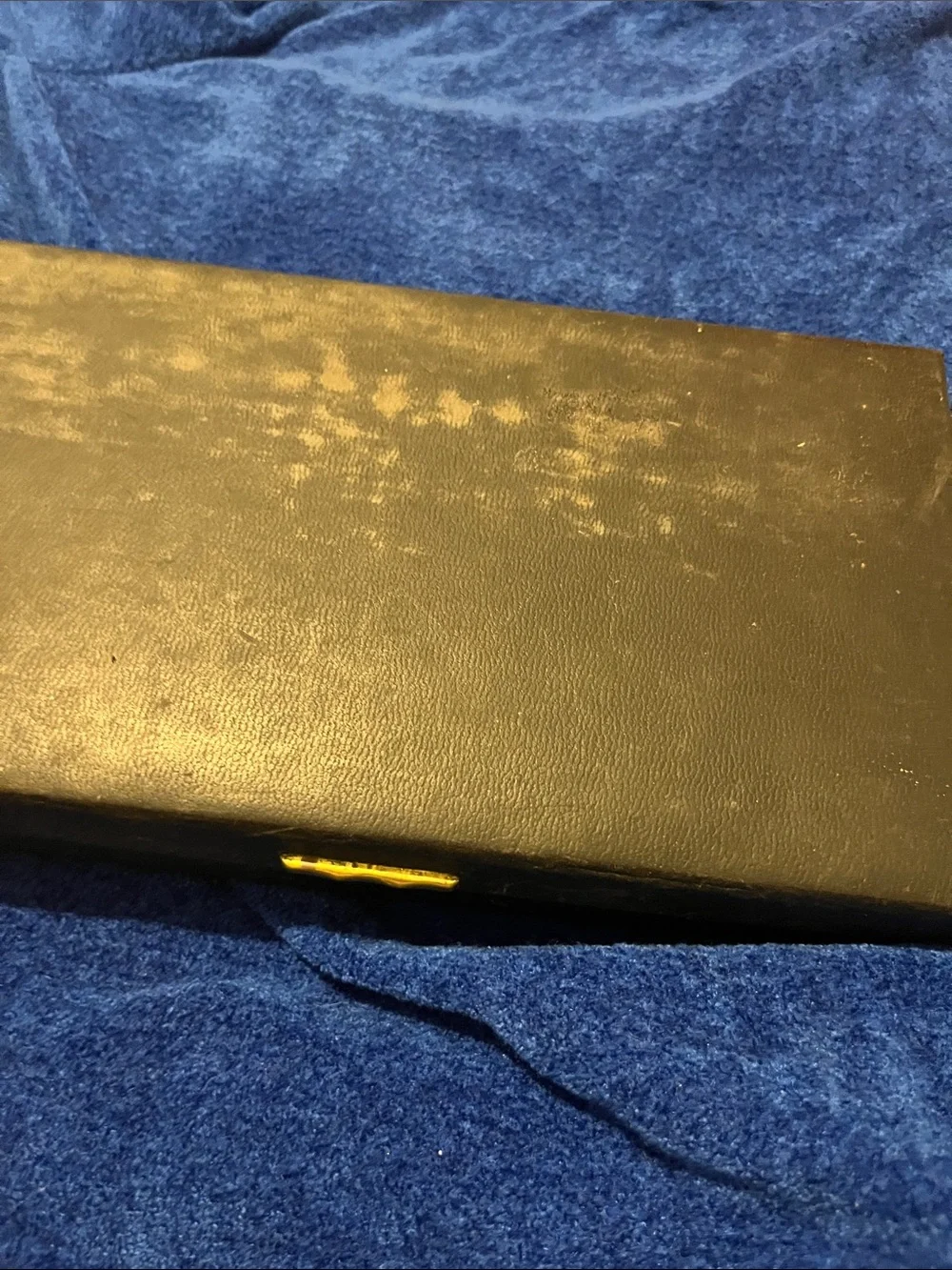 Black Handle Steak Knife Set with Gold Accents - 6 Piece